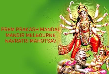 Navratri Celebration in Prem Prakash Mandal Mandir in Melbourne